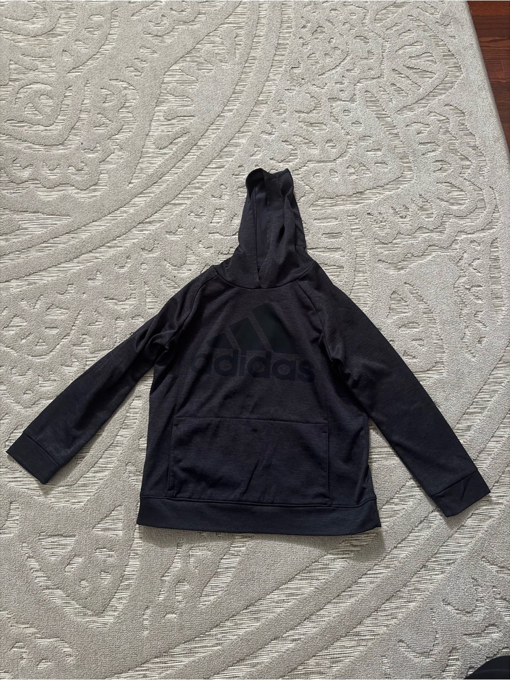 Adidas Kids Unisex Black Hoodie